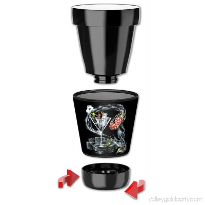 Mugzie 16-Ounce Tumbler Drink Cup with Removable Insulated Wetsuit Cover - Michael Godard: Strike it Rich